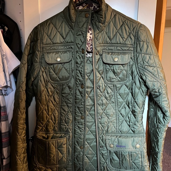 Green Barbour jacket - Picture 2 of 3